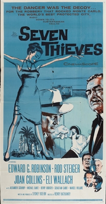 Seven Thieves Poster with Hanger