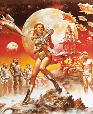 Barbarella Poster with Hanger