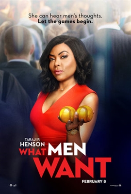 What Men Want Poster with Hanger