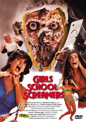 Girls School Screamers Metal Framed Poster