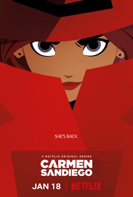 Carmen Sandiego pillow