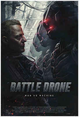 Battle of the Drones Wood Print