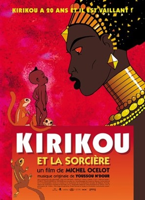 Kirikou et la sorcière Canvas Poster