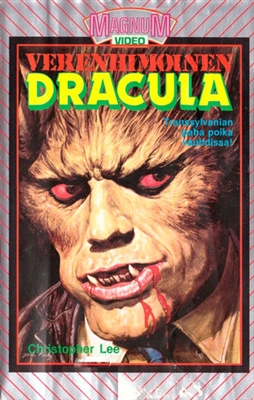 Nachts, wenn Dracula erwacht Wooden Framed Poster