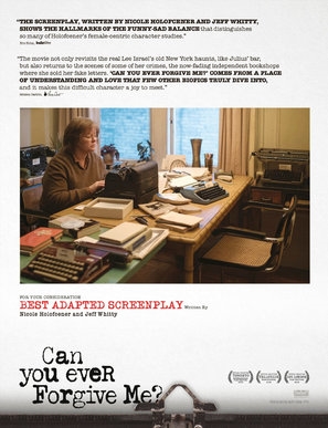 Can You Ever Forgive Me? Canvas Poster