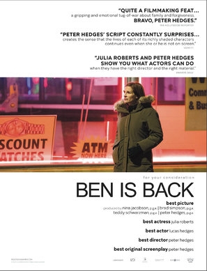 Ben Is Back Poster 1603787