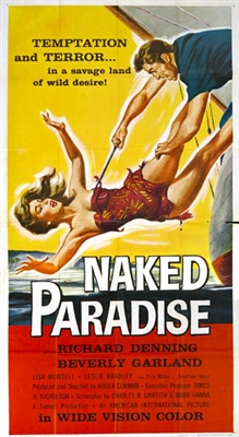 Naked Paradise Poster with Hanger