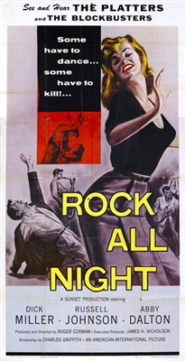 Rock All Night Poster with Hanger