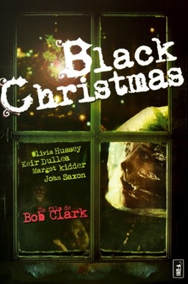 Black Christmas Canvas Poster