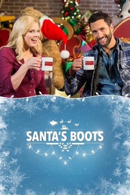 Santa's Boots Poster with Hanger