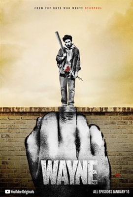 Wayne Wooden Framed Poster