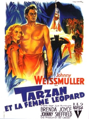 Tarzan and the Leopard Woman pillow