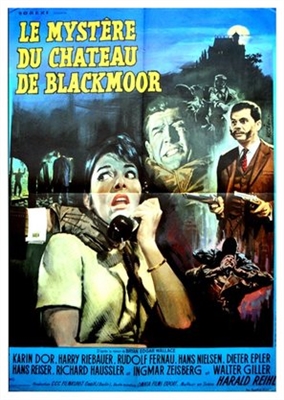 Der Würger von Schloß Blackmoor Wooden Framed Poster