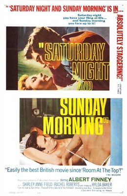Saturday Night and Sunday Morning Wooden Framed Poster