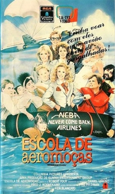 Stewardess School Wooden Framed Poster
