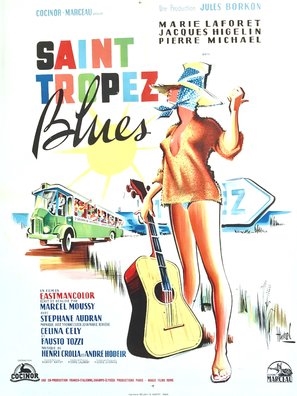 Saint Tropez Blues tote bag