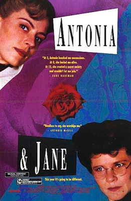 Screenplay Antonia and Jane Wooden Framed Poster