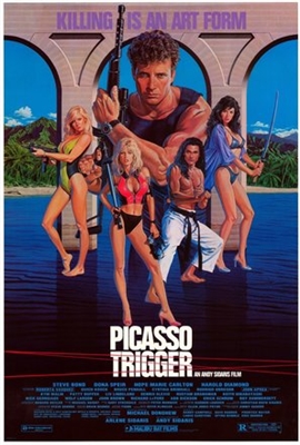Picasso Trigger Wooden Framed Poster