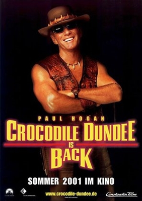 Crocodile Dundee in Los Angeles pillow