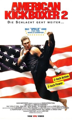 American Kickboxer 2 Poster with Hanger