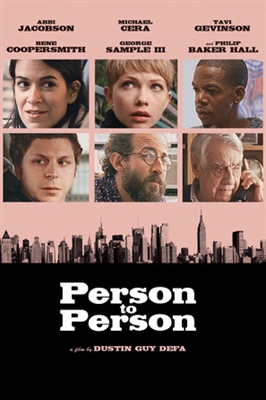 Person to Person Wooden Framed Poster
