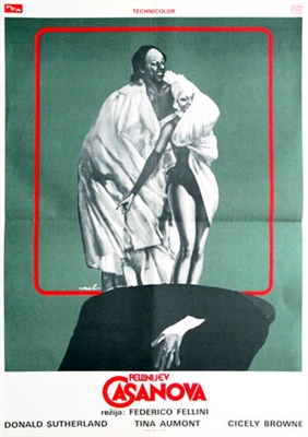 Il Casanova di Federico Fellini Poster with Hanger