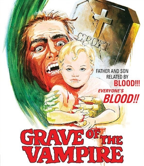 Grave of the Vampire Metal Framed Poster