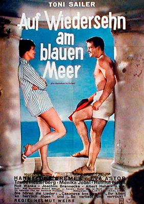 Auf Wiedersehen am blauen Meer Poster with Hanger