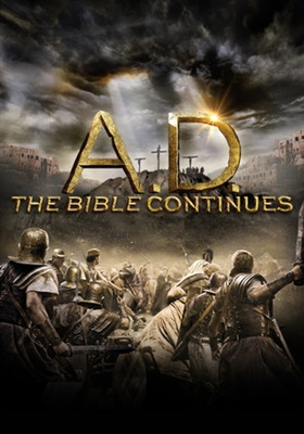 A.D. The Bible Continues Wooden Framed Poster
