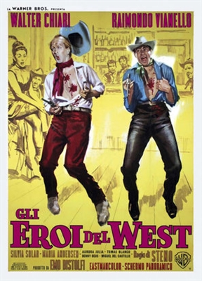 Gli eroi del West Wooden Framed Poster