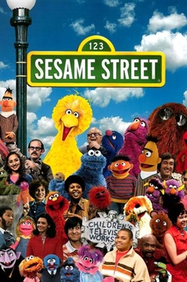 Sesame Street Wooden Framed Poster
