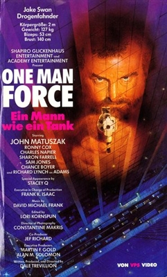 One Man Force Metal Framed Poster