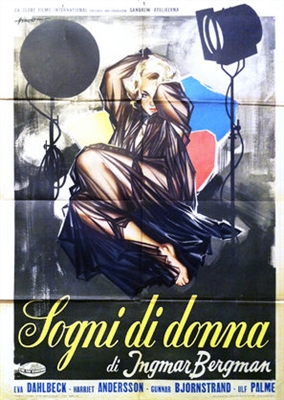 Kvinnodröm Wooden Framed Poster