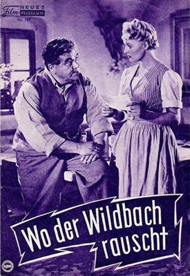 Wo der Wildbach rauscht Metal Framed Poster