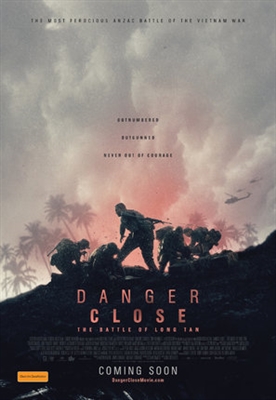 Danger Close Wooden Framed Poster