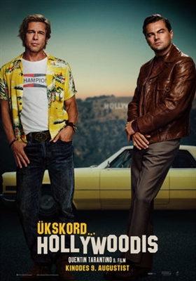 Once Upon a Time in Hollywood Poster with Hanger