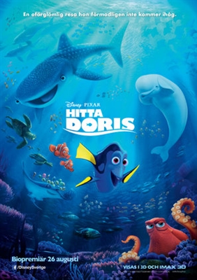 Finding Dory Canvas Poster