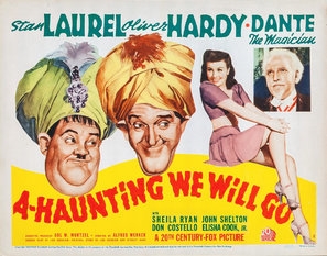 A-Haunting We Will Go Poster with Hanger