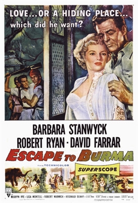 Escape to Burma Poster with Hanger