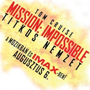 Mission: Impossible - Rogue Nation  poster