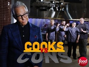 Cooks vs. Cons Wooden Framed Poster