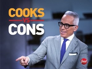 Cooks vs. Cons Wooden Framed Poster