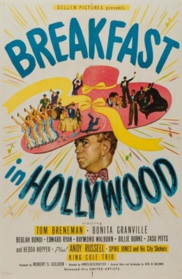 Breakfast in Hollywood Poster with Hanger