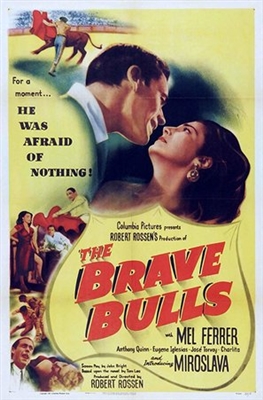 The Brave Bulls Wooden Framed Poster