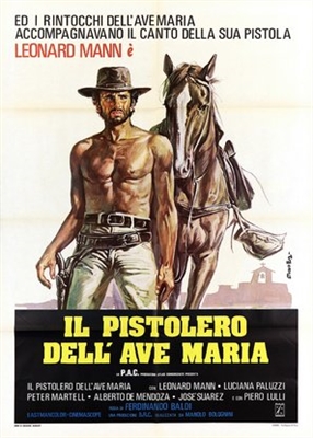 Il pistolero dell'Ave Maria Metal Framed Poster