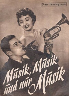 Musik, Musik und nur Musik Canvas Poster