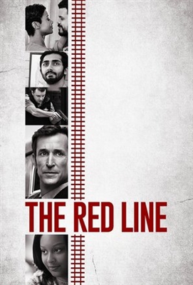 The Red Line Wood Print