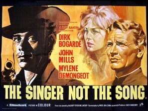 The Singer Not the Song Metal Framed Poster