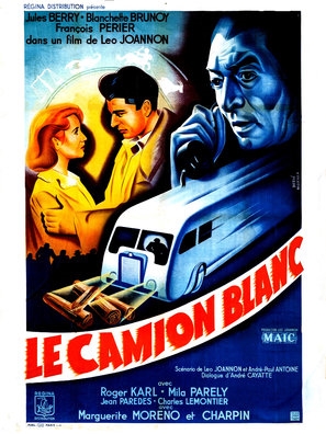 Le camion blanc Metal Framed Poster