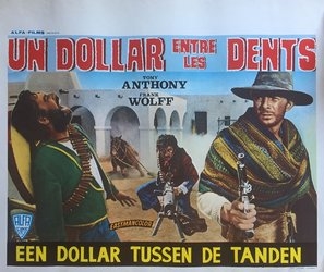 Un dollaro tra i denti Canvas Poster